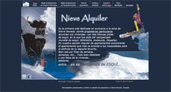 Desktop Screenshot of nievealquiler.com